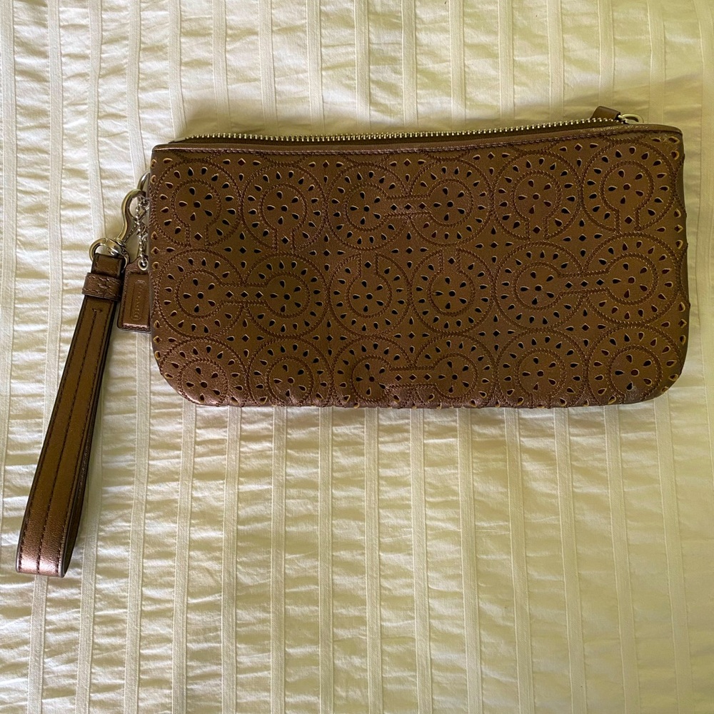 Large Coach Wristlet